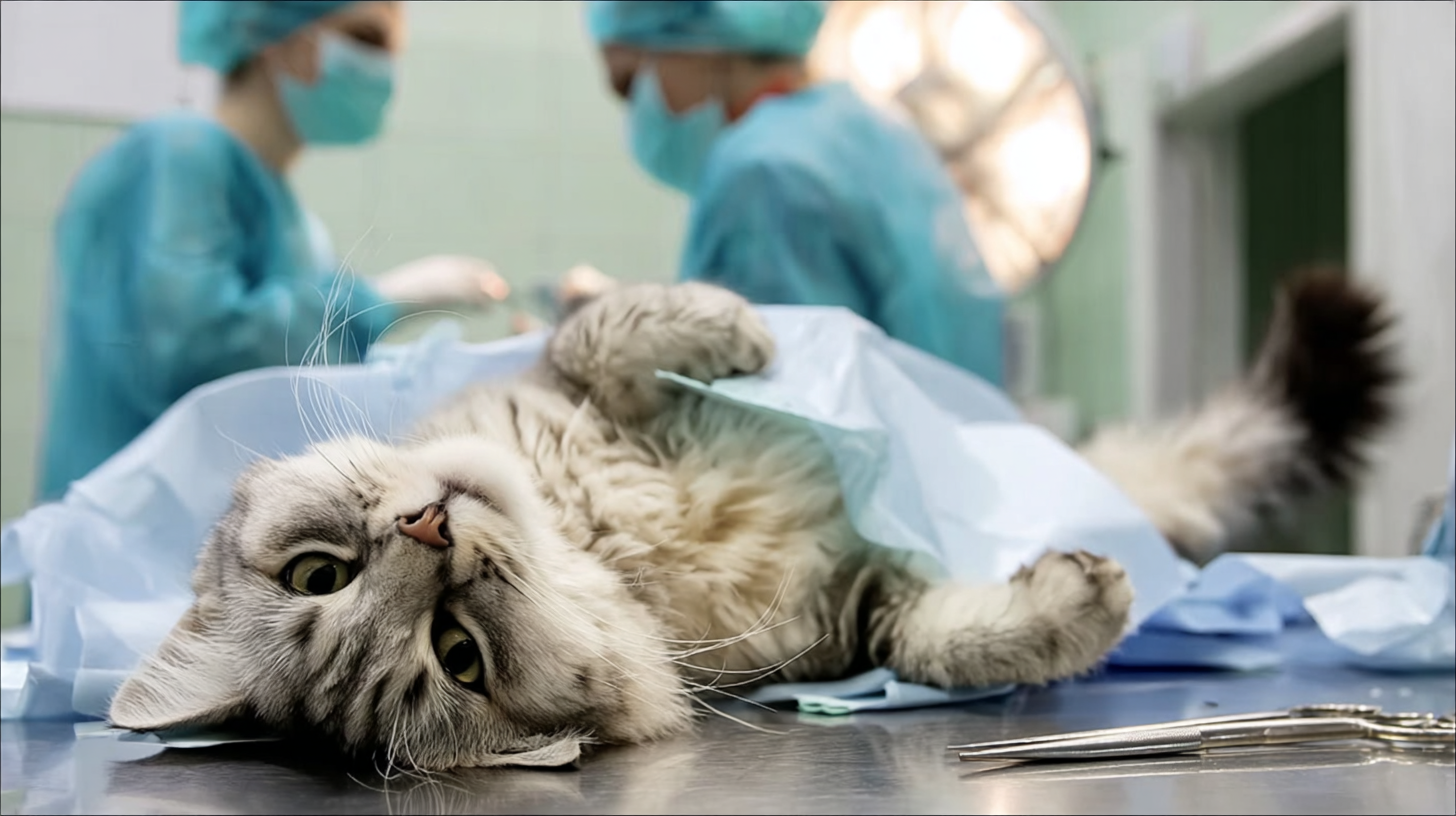 Кастрация кота (всё включено)